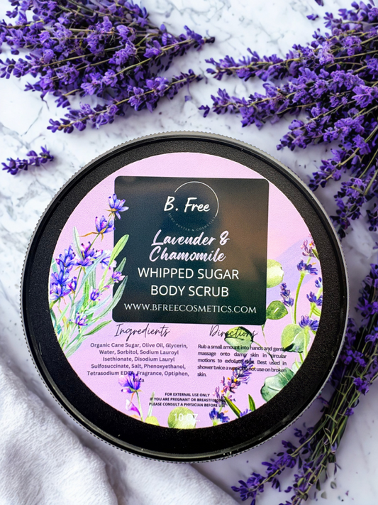 Lavender Whipped Sugar Scrub