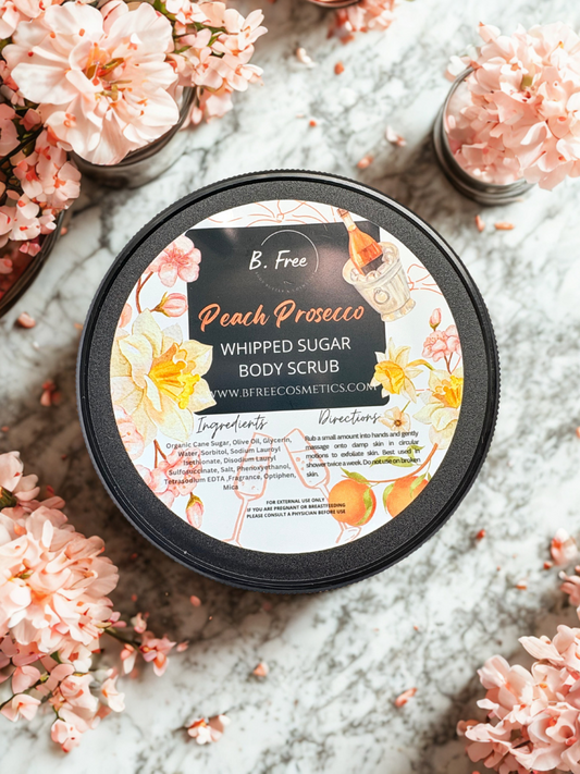 Peach Prosecco Whipped Sugar Scrub
